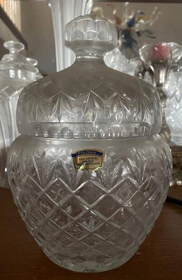 PYT1 Candy Jar & Lid by Polonia Crystal-1