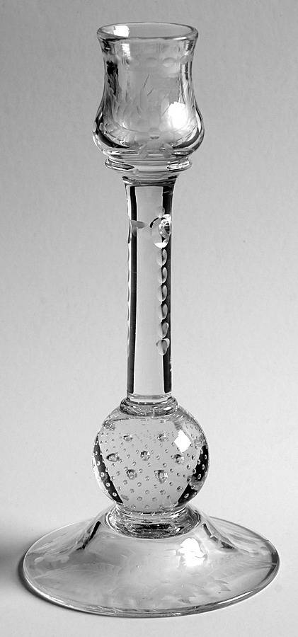 Dew Drop 8" Single Light Candlestick by Pairpoint-Gunderson Crystal-1