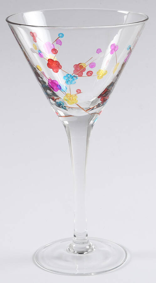 Cherry Blossom (Multicolor) Martini Glass by Pier 1-1