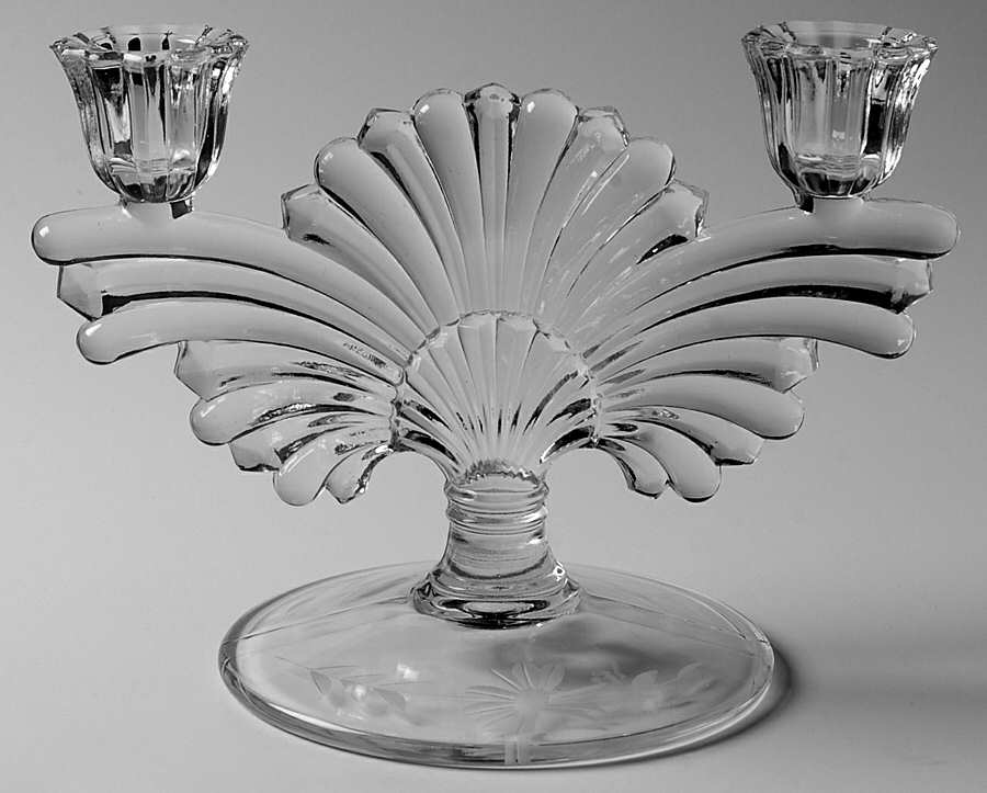 221-1 Double Light Candlestick by Paden City-1