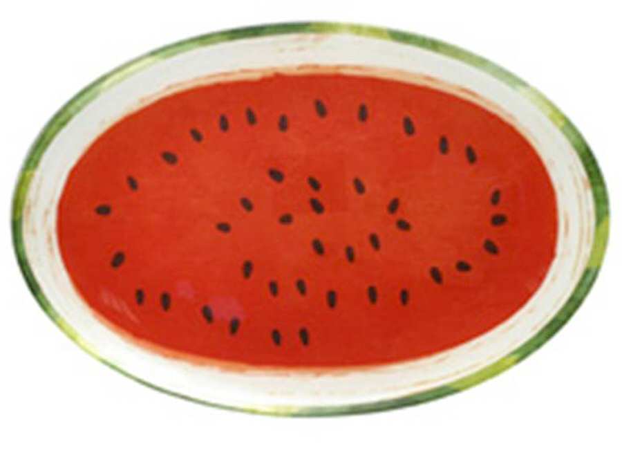 Watermelon 13" Oval Platter by Pfaltzgraff-1