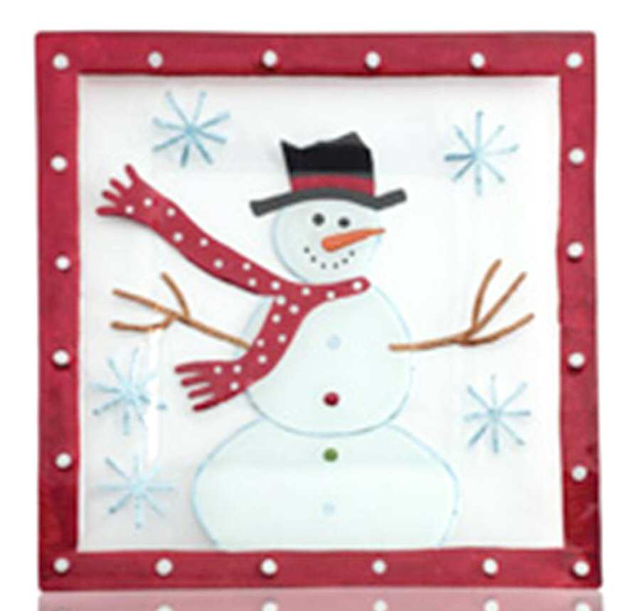 Holiday Happenings 15" Square Platter by Pfaltzgraff-1
