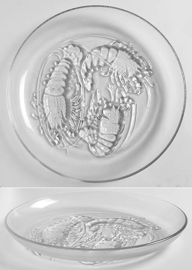 Animals & Figurines Luncheon Plate by Pasari Crystal-1