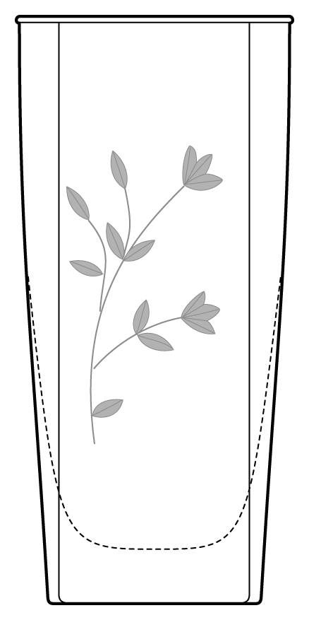 Princess Moderna Highball Glass by Princess House-1