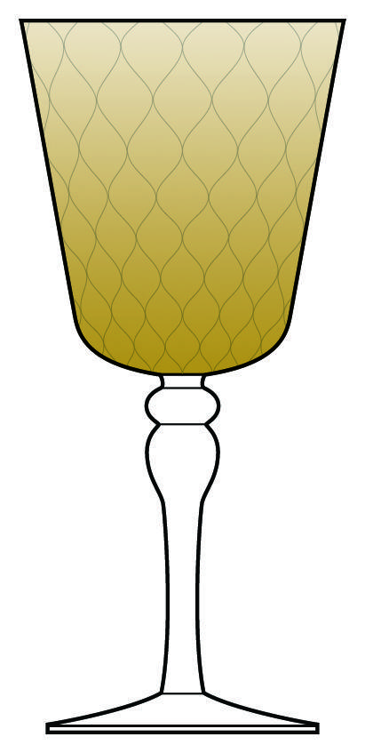Optic Amber Wine by Padma Lakshmi Glass-1
