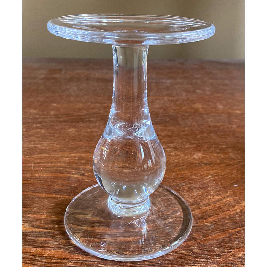 Pomfret 5" Pillar Candleholder by Simon Pearce-1