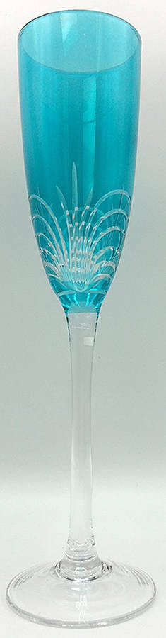 Teal Pavo Fluted Champagne by Pier 1-1