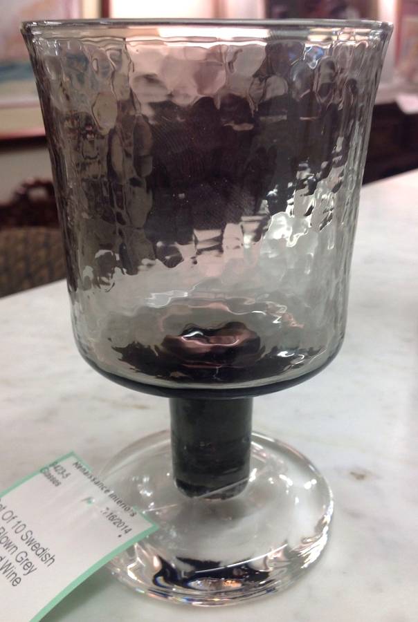 Rustica Smoke Red Wine by Pukeberg Glass-1