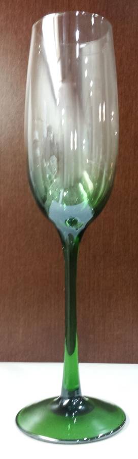 Emerald Luster Fluted Champagne by Pier 1-1
