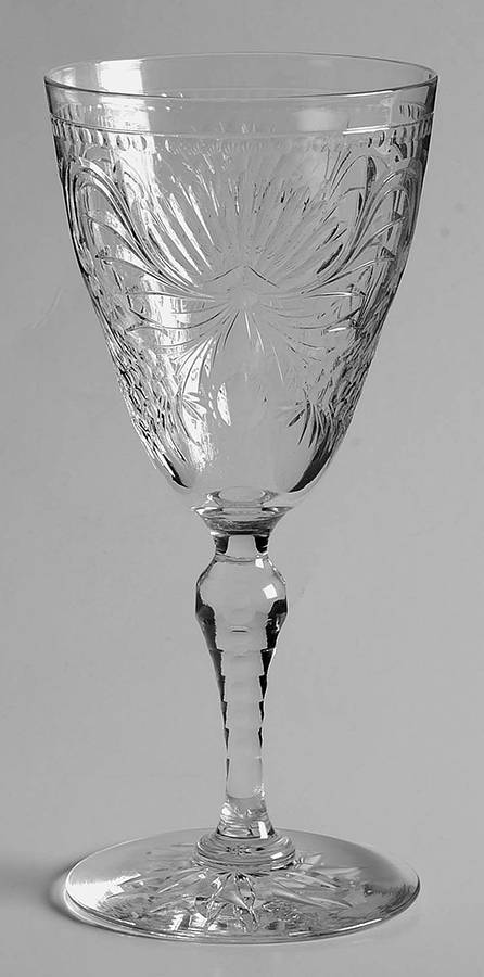 1072-1 Water Goblet by Pairpoint-Gunderson Crystal-1