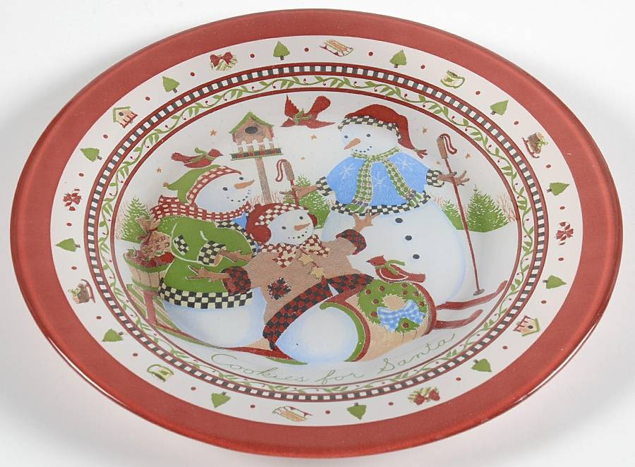 Cookies & Cocoa for Santa 7" Plate by Princess House-1