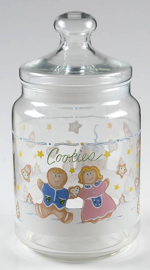 Cookies & Cocoa for Santa Cookie Jar & Lid by Princess House-1