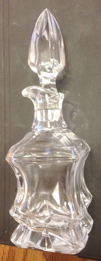 PLZ5 Decanter & Stopper by Cristal au Plomb-1