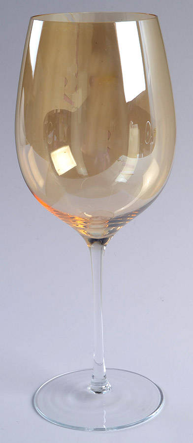 Amber Water Goblet by Pottery Barn-1