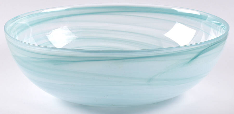 Turquoise Alabaster 11" Round Bowl by Pier 1-1