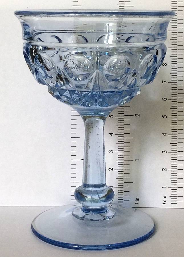 Chavalier-Blue (Light) Champagne/Tall Sherbet by Paden City-1