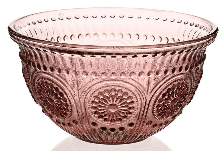 Adeline-Plum Small Fruit Dessert Bowl by Pioneer Woman Glass-1
