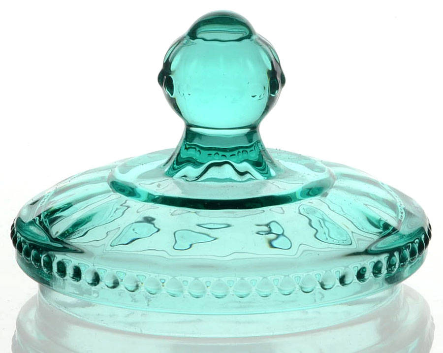 Adeline-Turquoise Lid for Small Canister by Pioneer Woman Glass-1