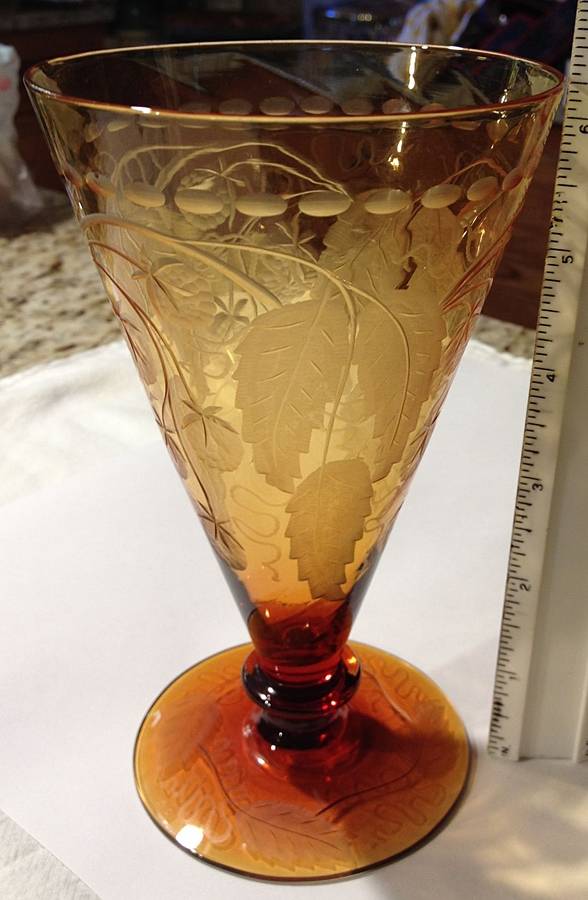 Blackberry Amber Iced Tea by Pairpoint-Gunderson Crystal-1