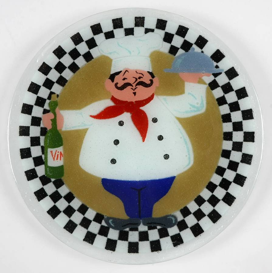 Chefs Dinner Plate by Peggy Karr-1