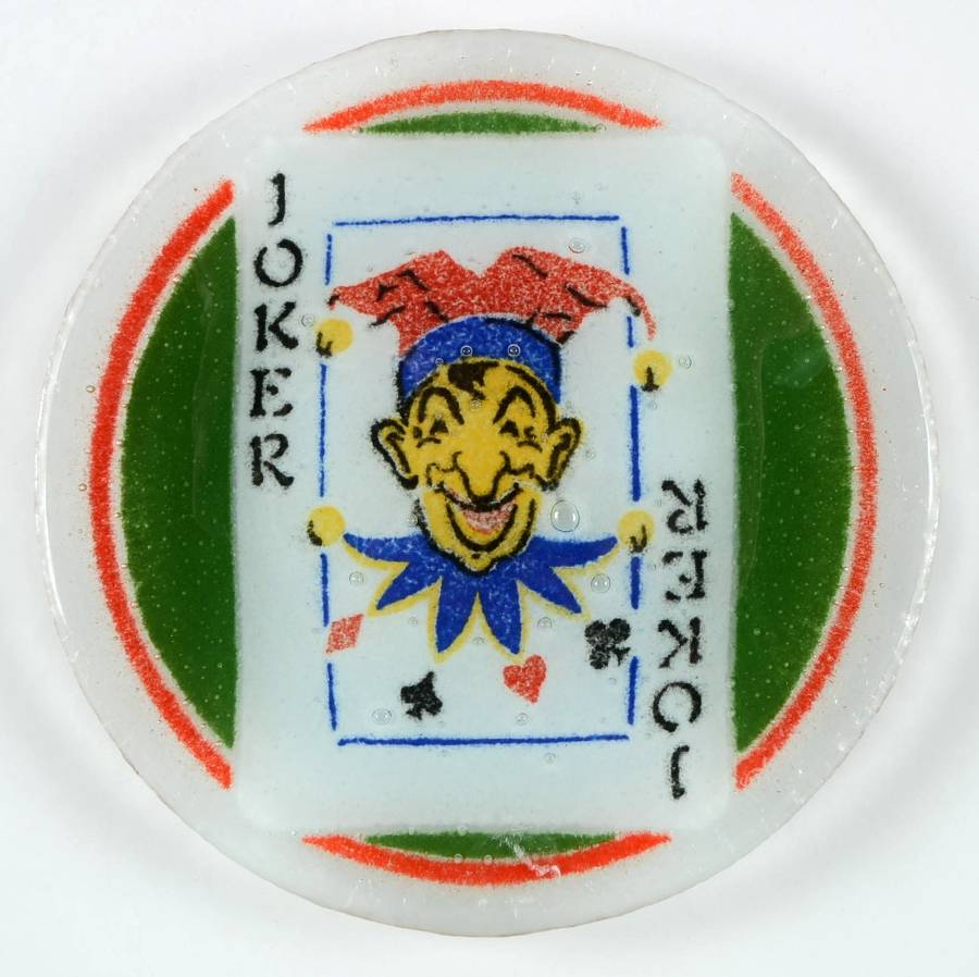 Cards Bread & Butter Plate by Peggy Karr-1