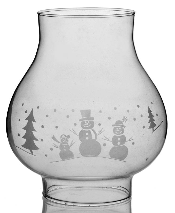 386 Hurricane Lamp, Globe Only by Princess House-1