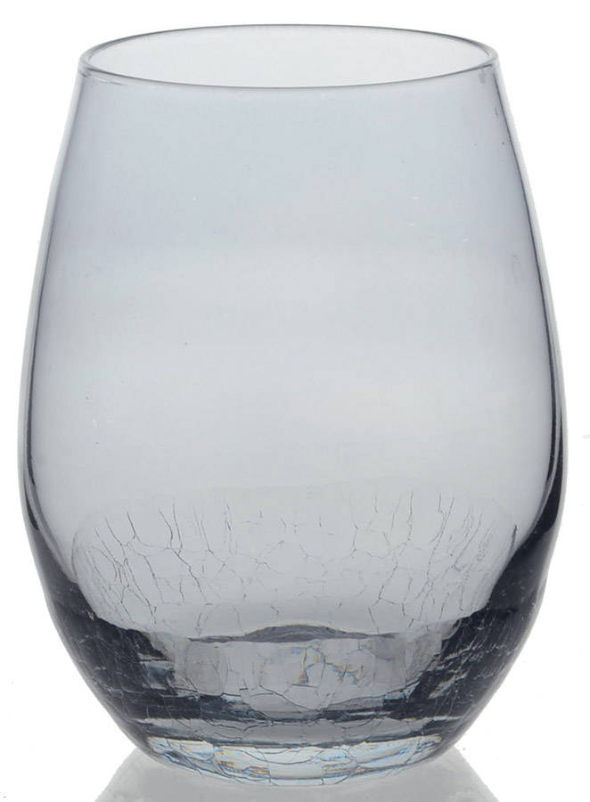 Crackle Mist Blue Stemless Wine by Pier 1-1