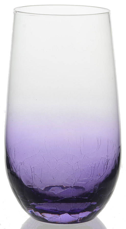 Light Purple Crackle 19 Oz Flat Tumbler by Pier 1-1