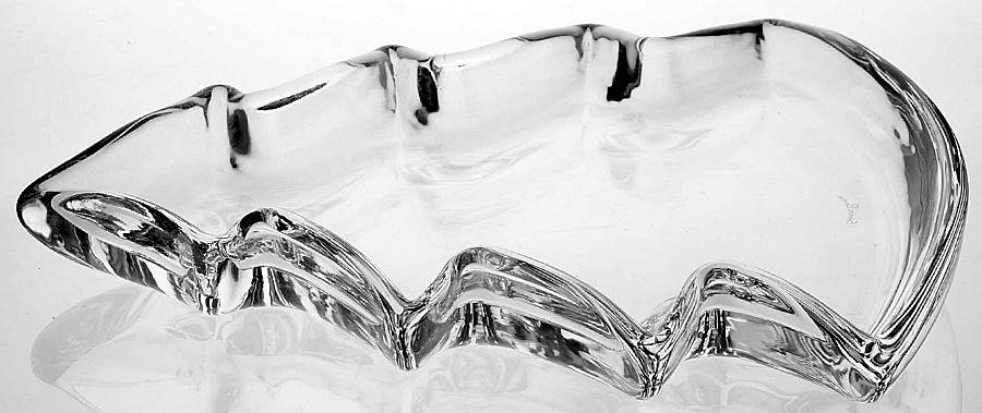 Evergreen 11" Tree Shape Platter by Simon Pearce-1