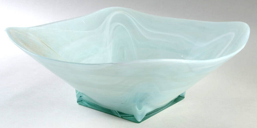 Aqua Alabaster 13" Square Centerpiece by Pier 1-1