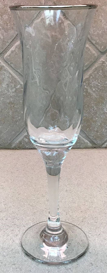 Italian Gray Fluted Champagne by Pier 1-1
