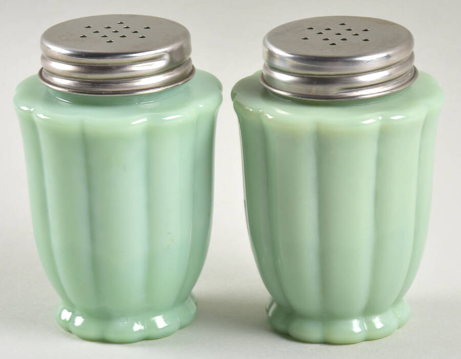 Timeless Beauty Shaker Set w/Metal Lids by Pioneer Woman Glass-1