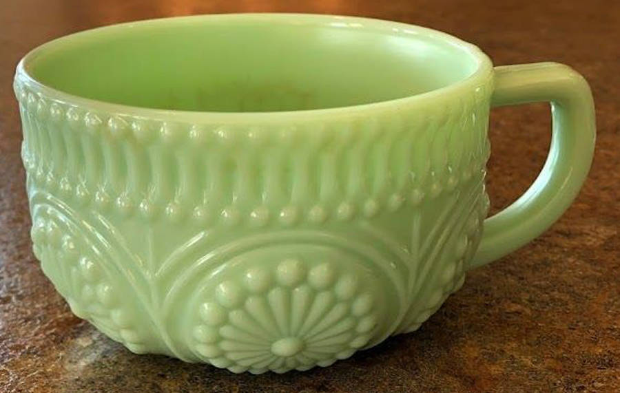 Adeline Opaque Green Cup Only by Pioneer Woman Glass-1