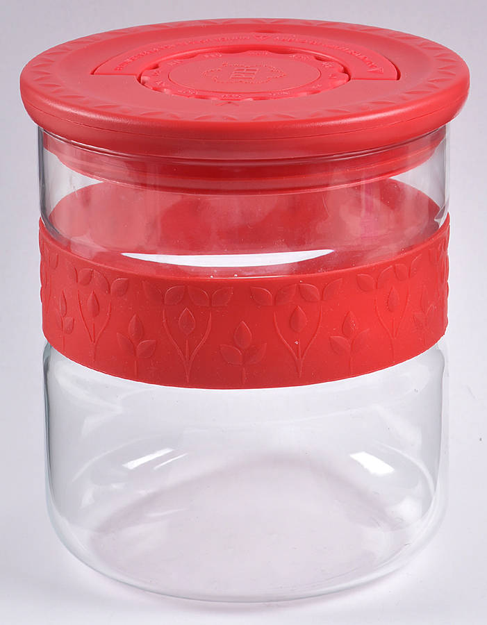 Fantasia Fresh 3.25 Quart Storage Jar with Lid by Princess House-1
