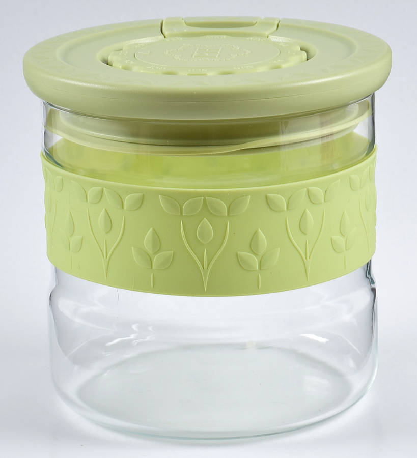 Fantasia Fresh 2 Quart Storage Jar with Lid by Princess House-1