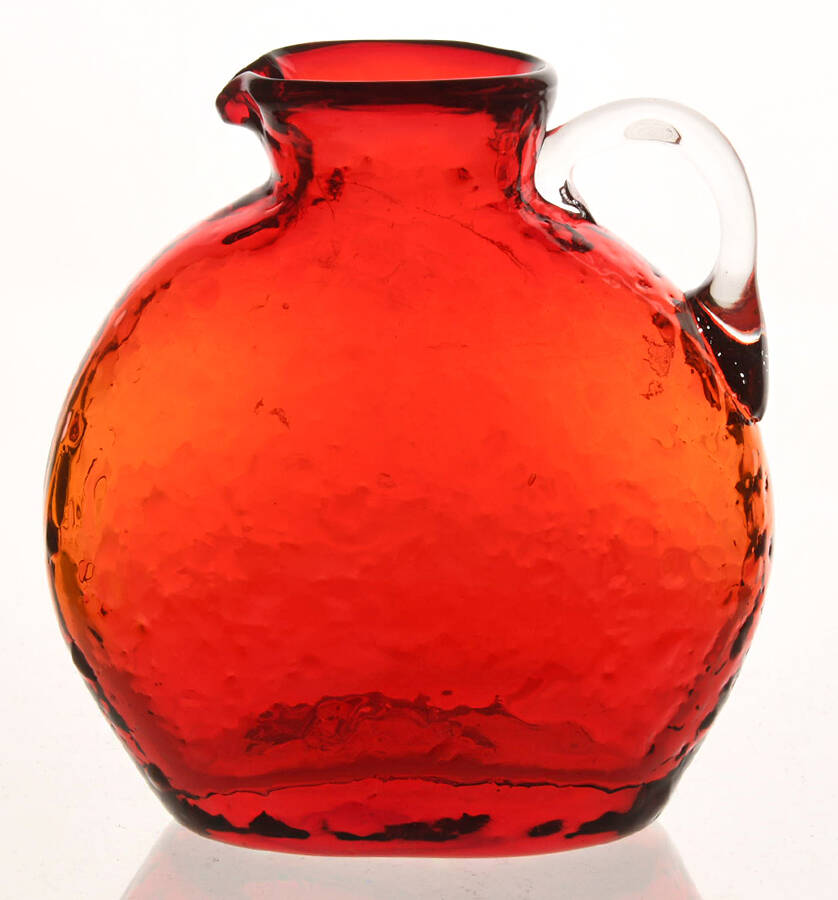 Ruby 3" Pitcher/Vase by Pilgrim Glass-1