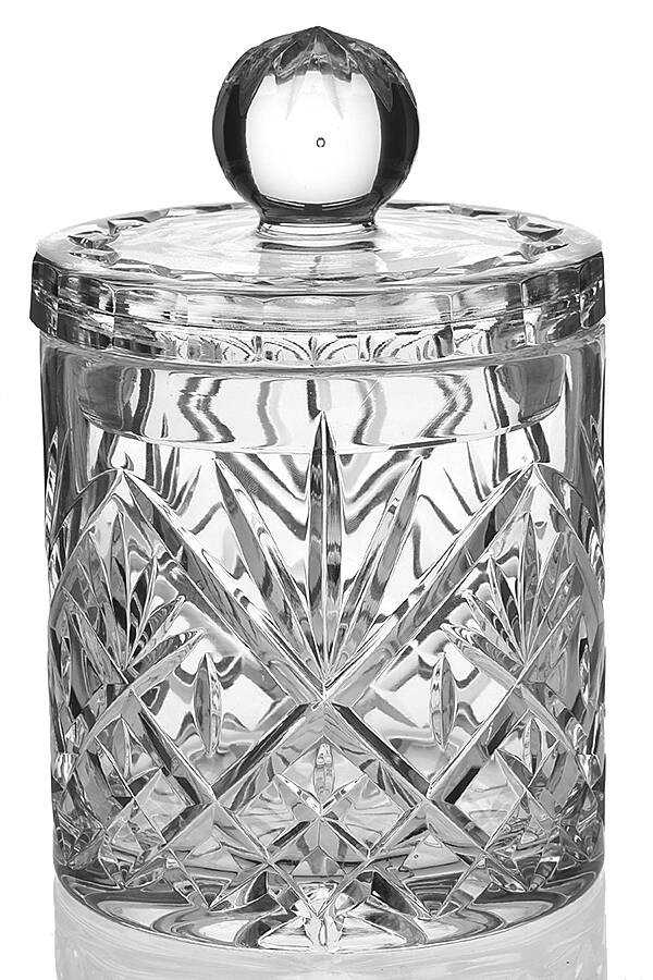 PYT3 Biscuit Barrel & Lid by Polonia Crystal-1