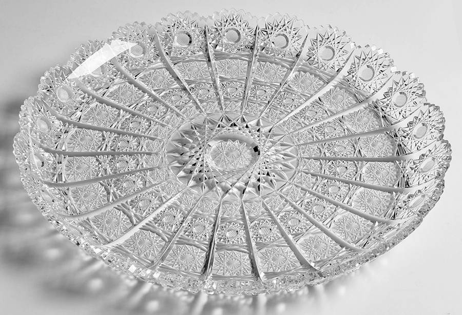 Queen Lace (Round Bowl Shape) 12" Round Tray by Queen Lace-1