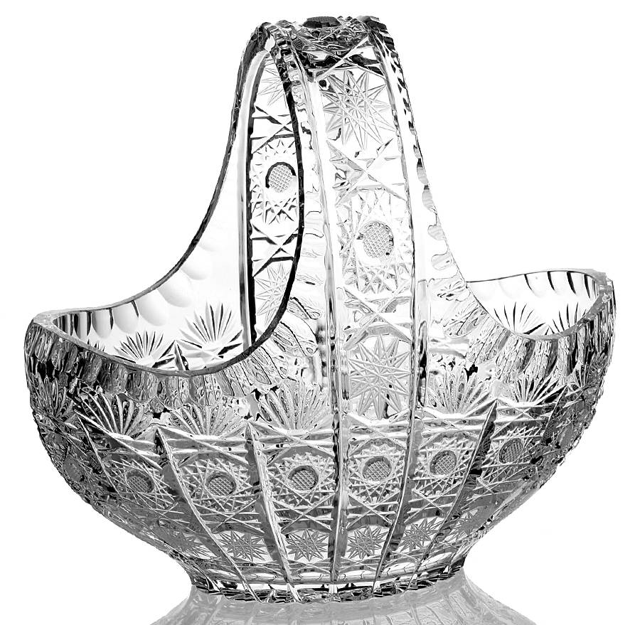 Queen Lace (Round Bowl Shape) 8" Basket by Queen Lace-1