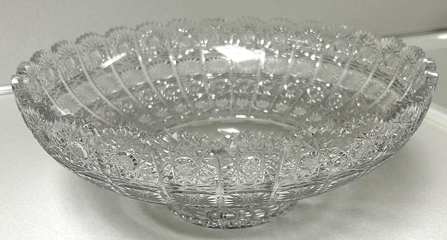 Queen Lace (Round Bowl Shape) 11" Footed Bowl by Queen Lace-1