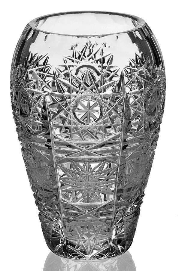 Queen Lace (Round Bowl Shape) 3" Flower Vase by Queen Lace-1