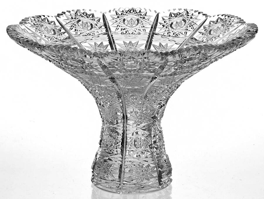 Queen Lace (Round Bowl Shape) 4" Flower Vase by Queen Lace-1