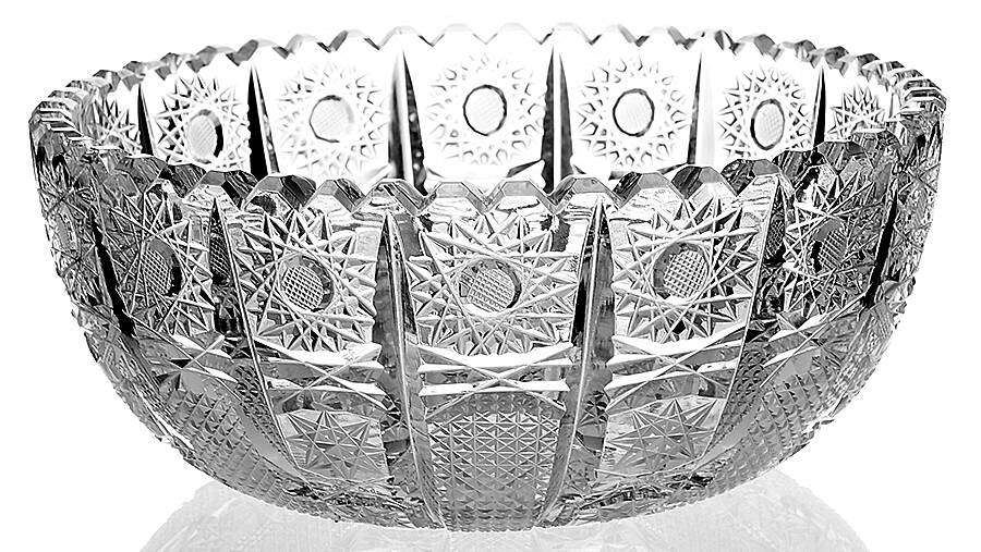 Queen Lace (Round Bowl Shape) 8" Round Bowl by Queen Lace-1