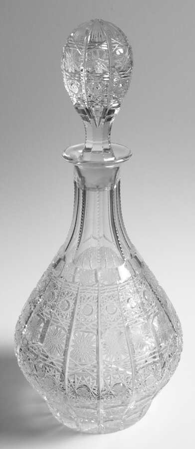 Queen Lace (Round Bowl Shape) Wine Decanter & Stopper by Queen Lace-1