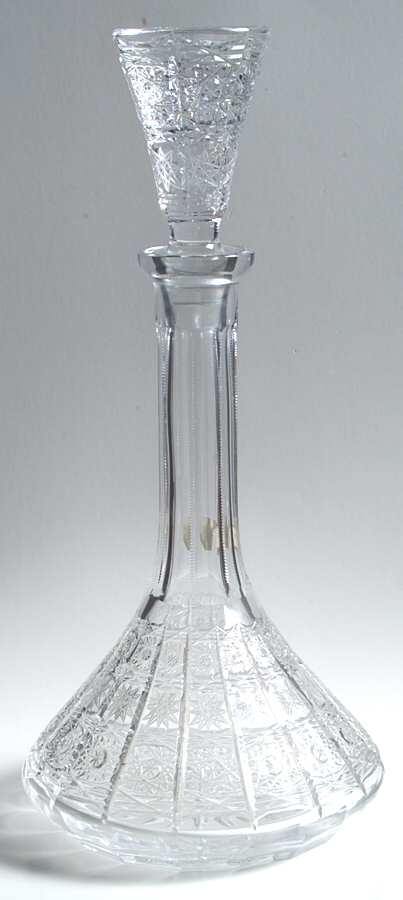 Queen Lace (Round Bowl Shape) Captain's Decanter & Stopper by Queen Lace-1