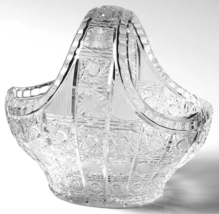 Queen Lace (Round Bowl Shape) 6" Basket by Queen Lace-1