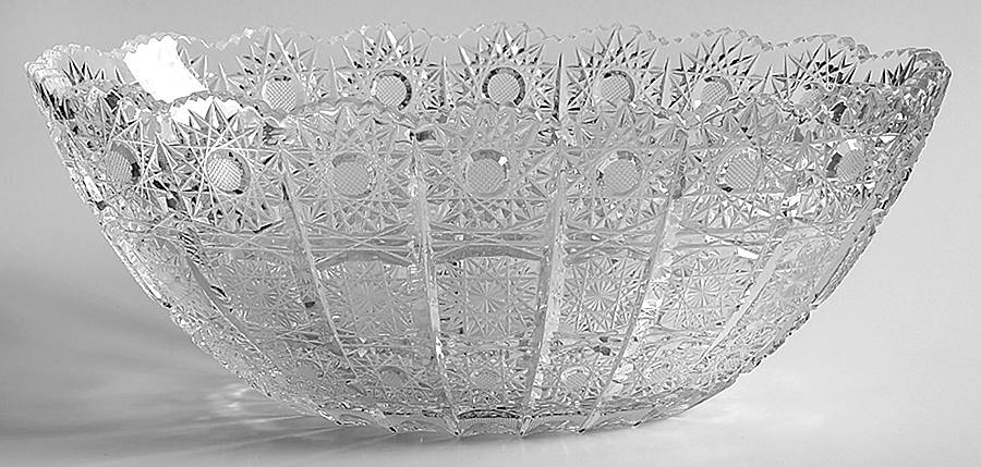 Queen Lace (Round Bowl Shape) 11" Oval Bowl by Queen Lace-1