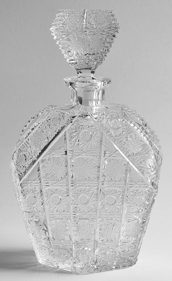 Queen Lace (Round Bowl Shape) Medium Decanter & Stopper by Queen Lace-1