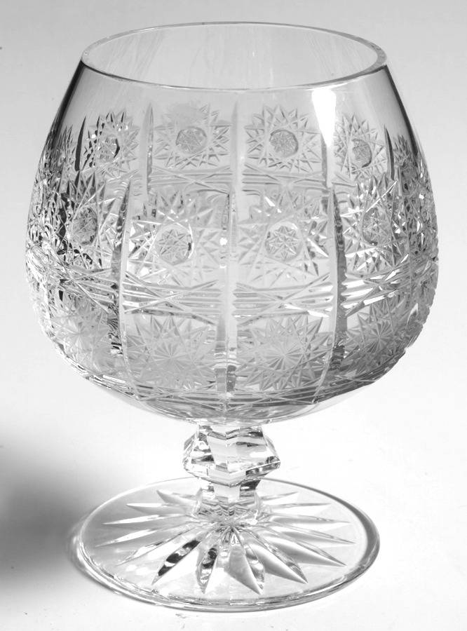 Queen Lace (Round Bowl Shape) Brandy Glass by Queen Lace-1