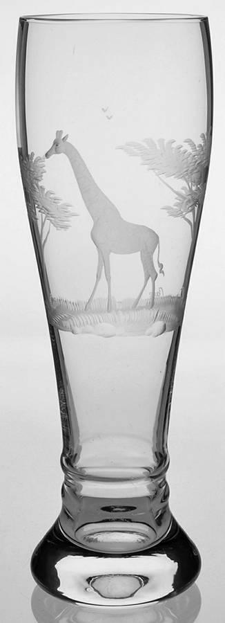 Kenyan-African Pilsner Glass by Queen Lace-1